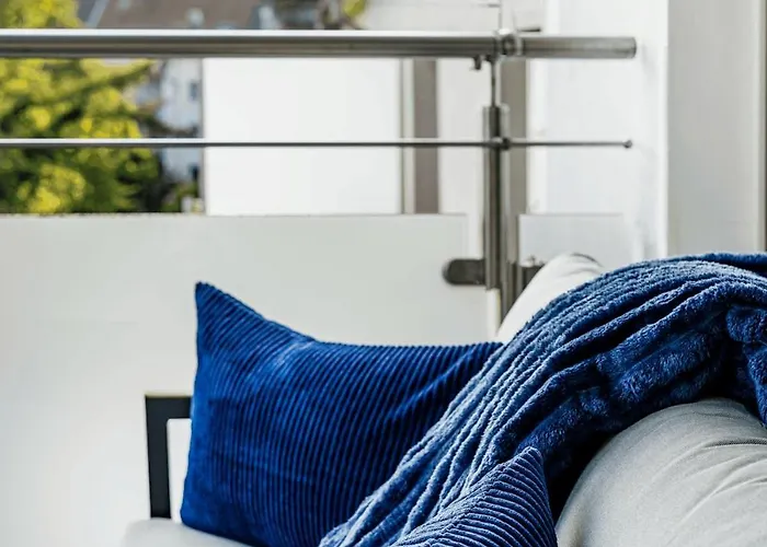 Appartement Excellence Deluxe Mit Balkon&stadtblick - Zentral An Der Messe *